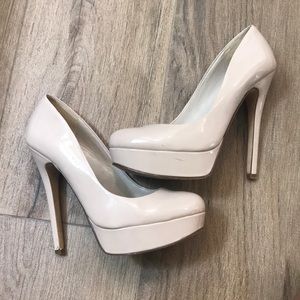 ALDO Size 7.5 5” Heels Nude